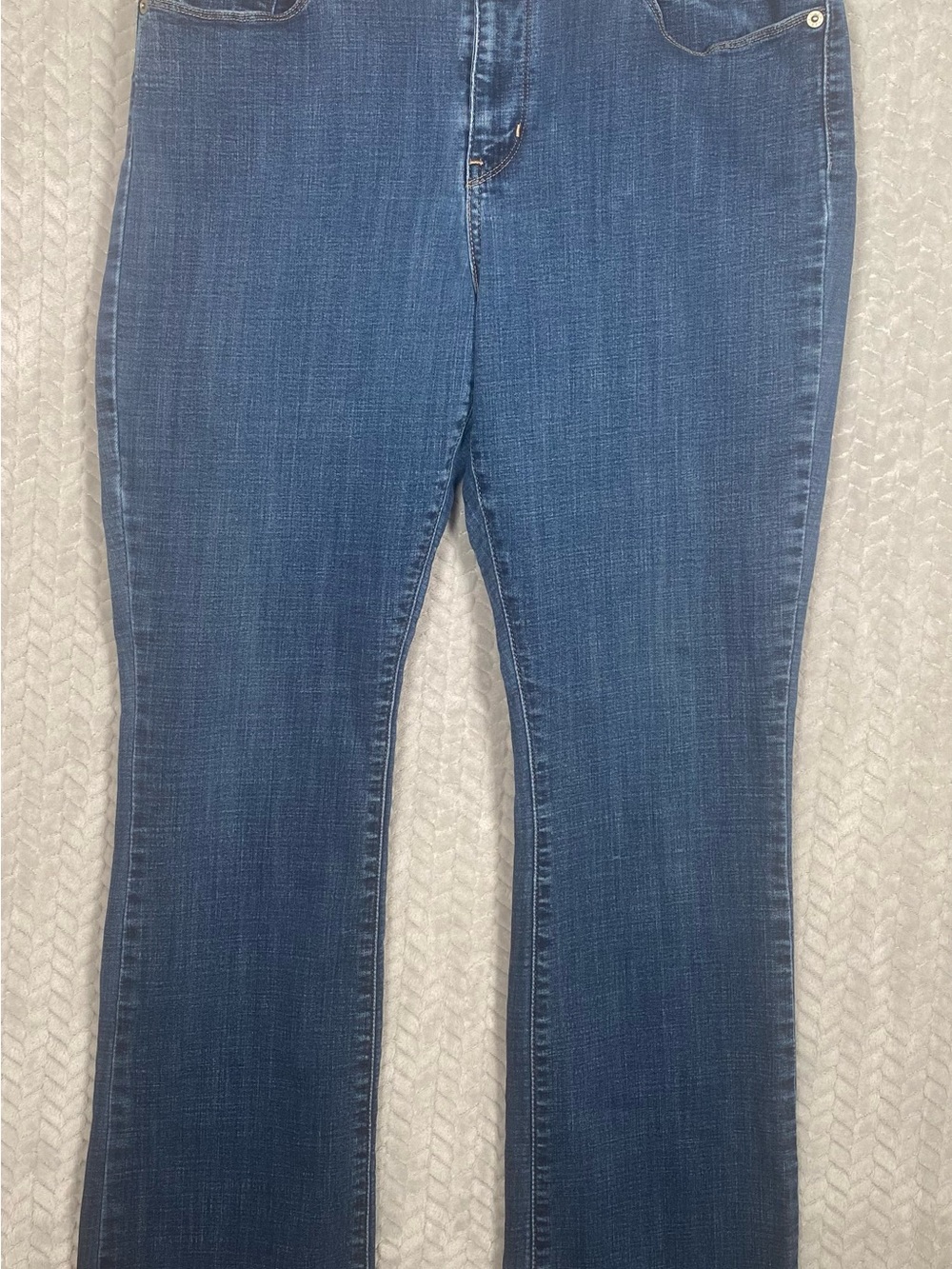 Levi's 515 Women's Bootcut Jeans Size 14 Medium Wash Blue Stretch Denim